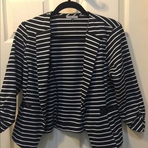 Charlotte Russe Striped Blazer